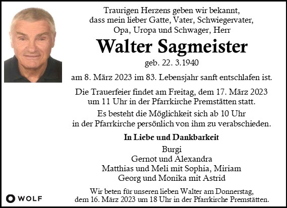 Walter Sagmeister